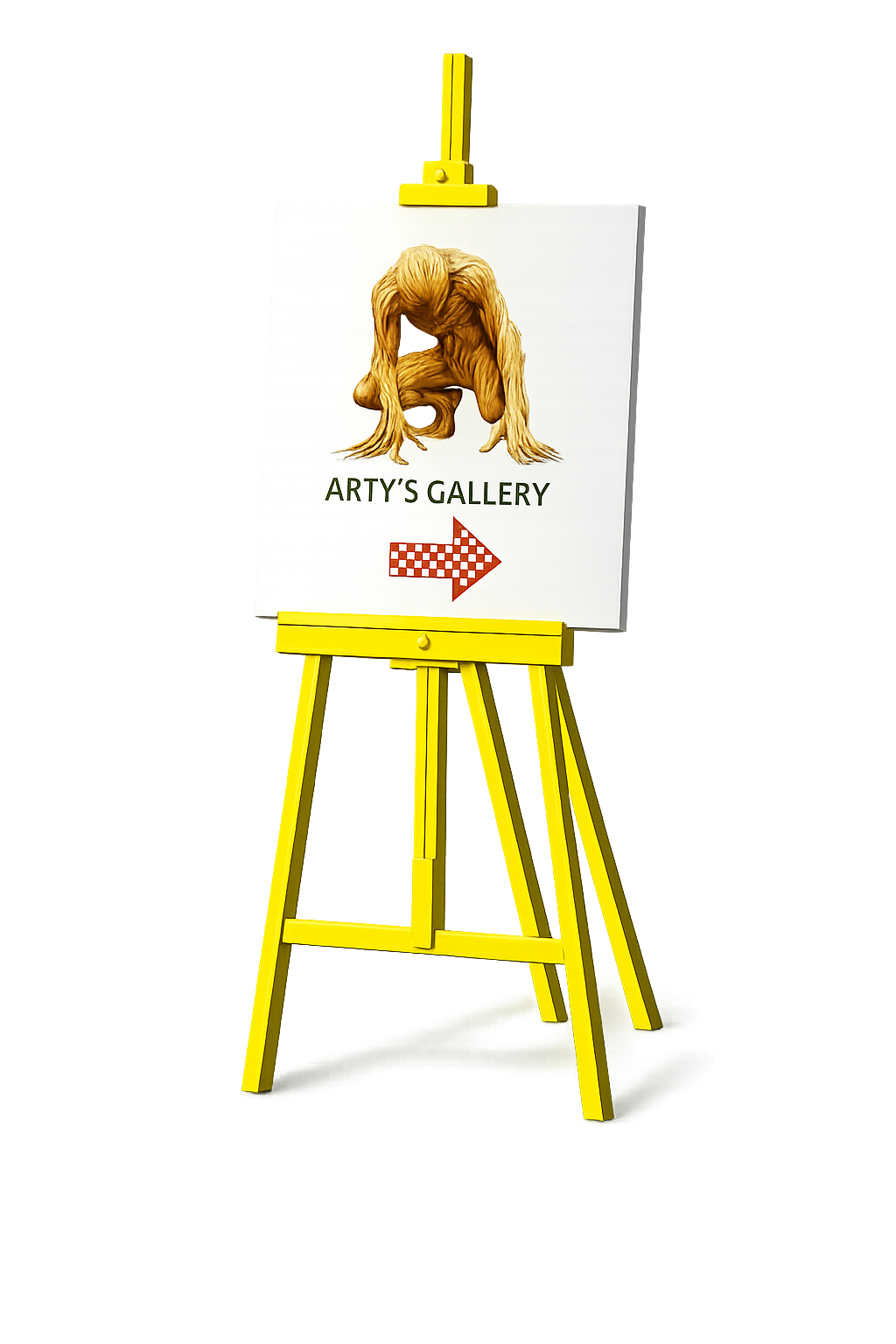 Arty's Gallery Signboard